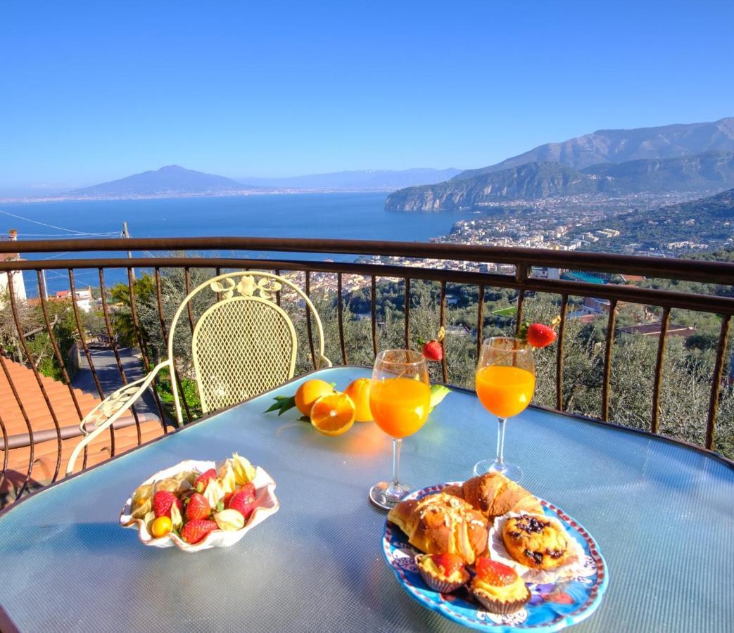 Villa Caruso Private Heated Pool & Sea View Sorrento Esterno foto