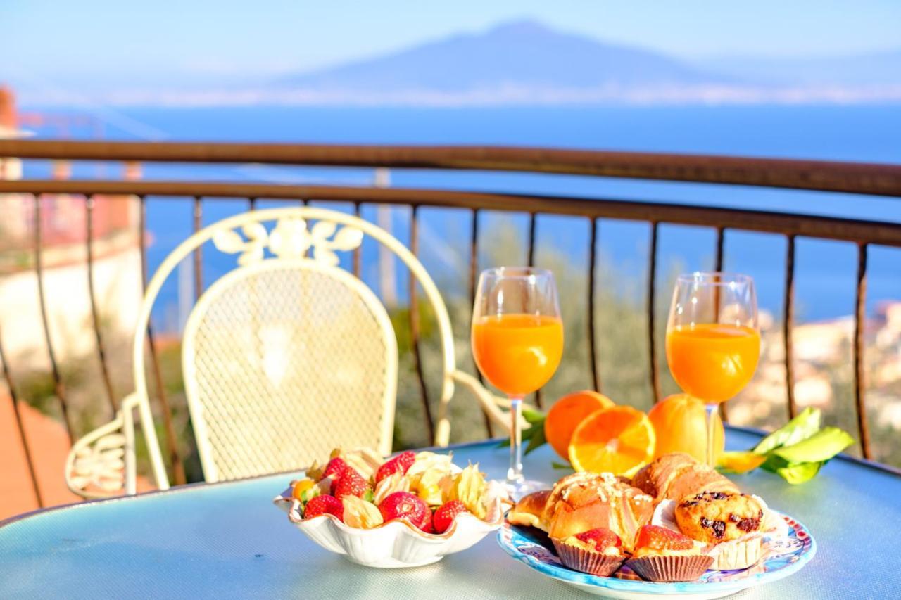 Villa Caruso Private Heated Pool & Sea View Sorrento Esterno foto