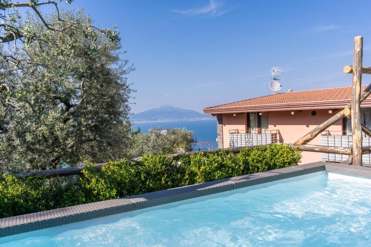 Villa Caruso Private Heated Pool & Sea View Sorrento Esterno foto