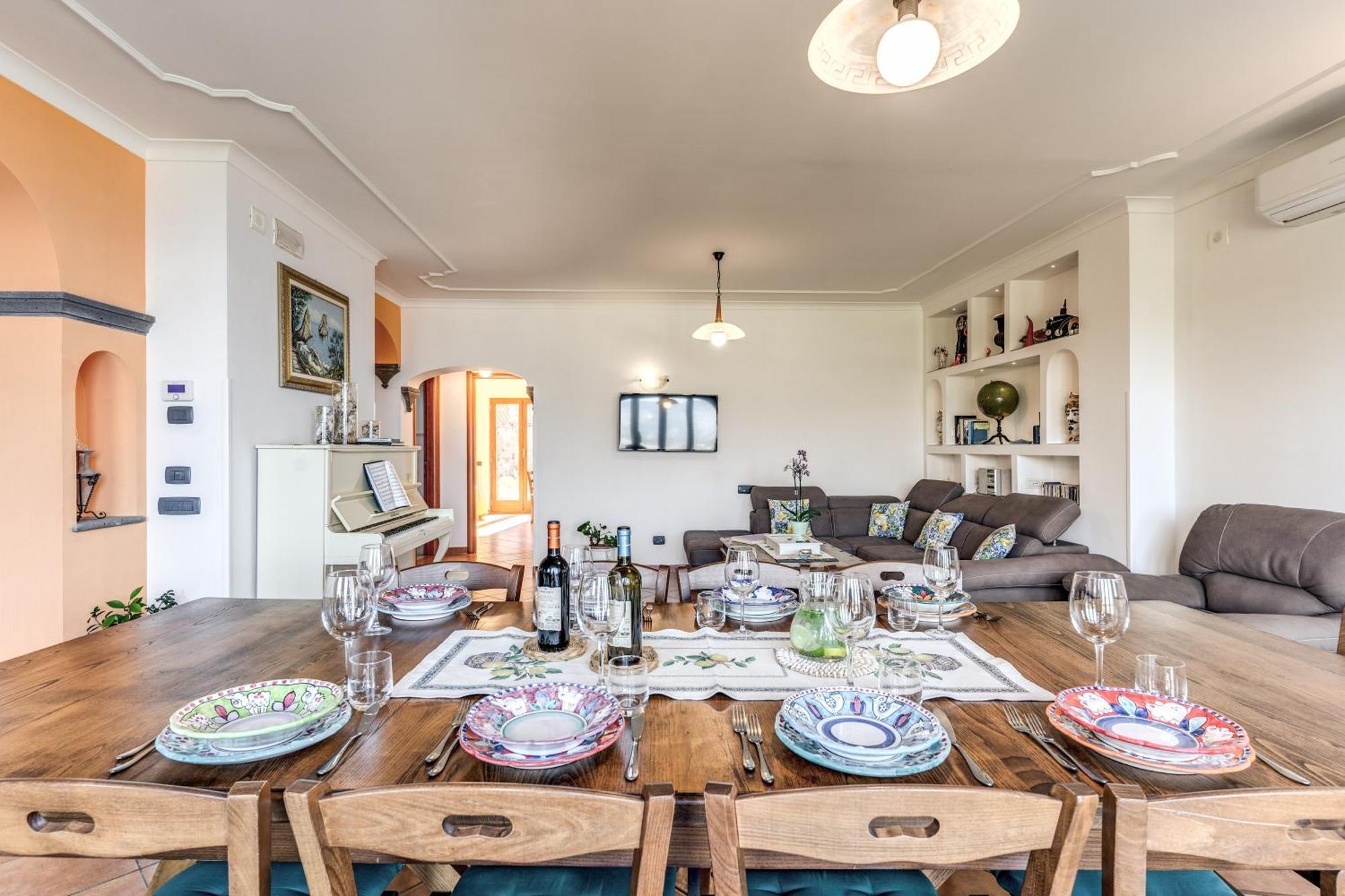 Villa Caruso Private Heated Pool & Sea View Sorrento Esterno foto