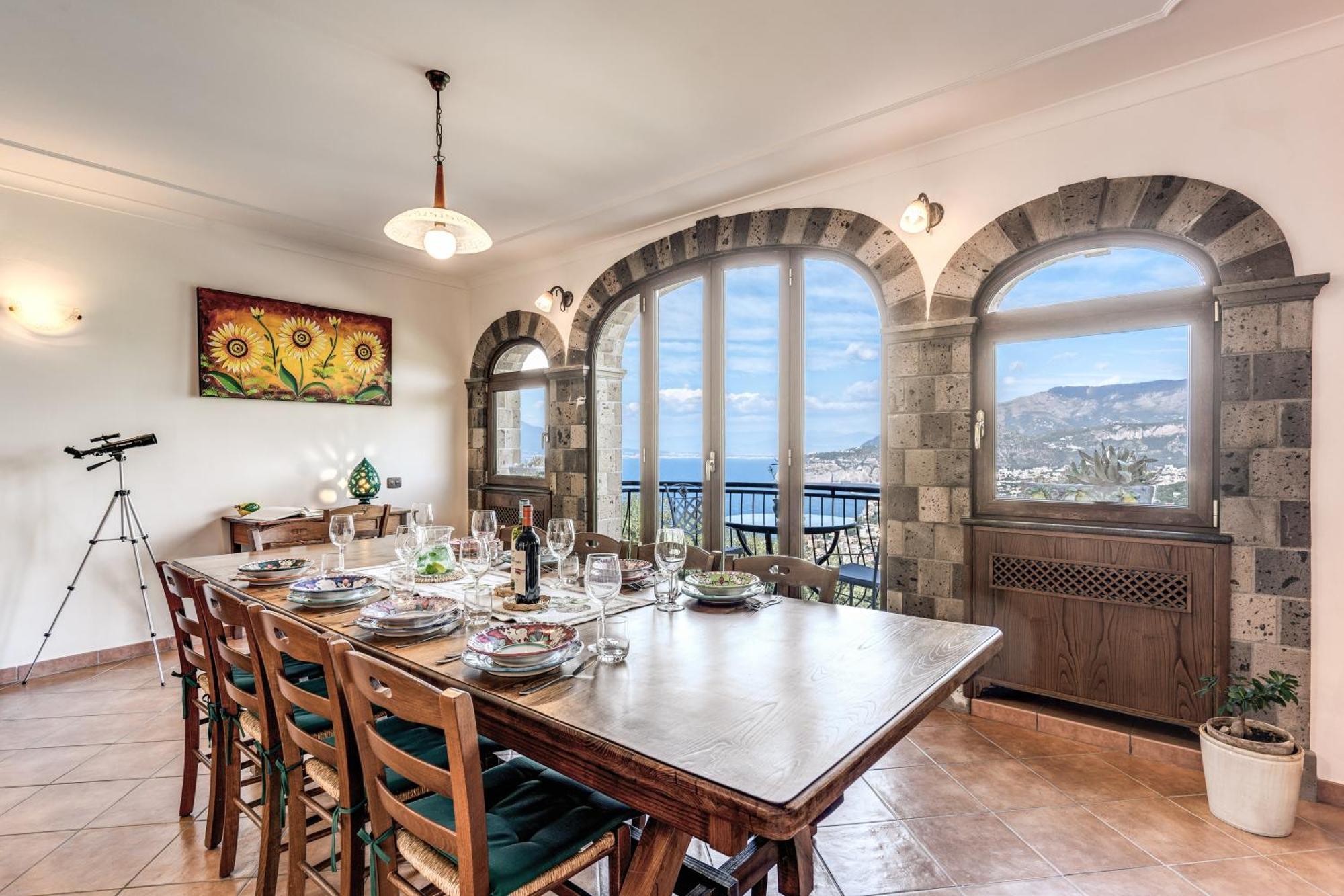 Villa Caruso Private Heated Pool & Sea View Sorrento Esterno foto