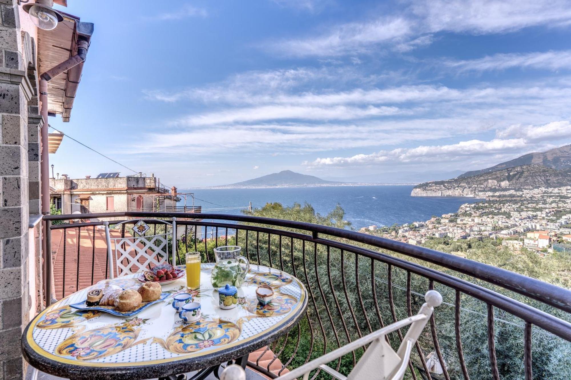 Villa Caruso Private Heated Pool & Sea View Sorrento Esterno foto